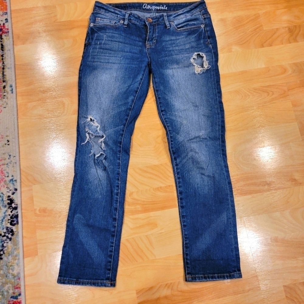 Aeropostale Bayla Skinny Crop Jeans Size 2